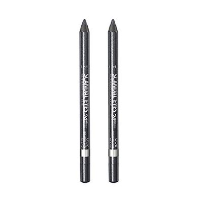 Rimmel Scandaleyes Waterproof Kohl Liner (Black, 2-pack)
