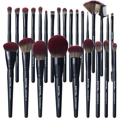 ZAMEL 26-Piece Professional Makeup Brush Set: Ultra-Soft, Full Face Coverage
