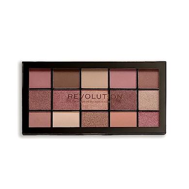 Revolution Reloaded Eyeshadow Palette: 15 Pigmented Matte & Shimmer Shades
