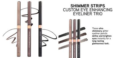 Physicians Formula Shimmer Eyeliner Trio: Black, Dark Brown, Brown
