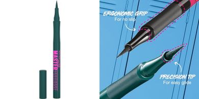 Maybelline Master Precise Waterproof Liquid Eyeliner (Emerald Green)
