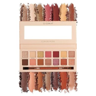 Sigma Cor-De-Rosa: 14 Warm, Vegan Eyeshadows
