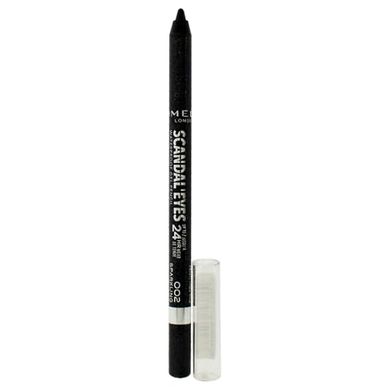 Rimmel Scandaleyes Waterproof Kohl Liner, Sparkling Black
