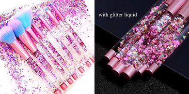 Unicorn Crystal Sparkle Makeup Brush Set
