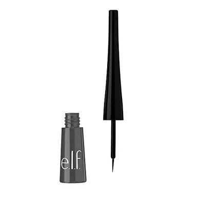 e.l.f. Charcoal Liquid Eyeliner: Smudge-proof, Fine Tip

