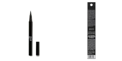 e.l.f. Waterproof Felt-Tip Eyeliner Pen: Jet Black, Vegan & Cruelty-Free
