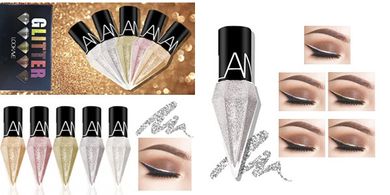 Shimmering Metallic Glitter Liquid Eyeliner Set (5 Colors)
