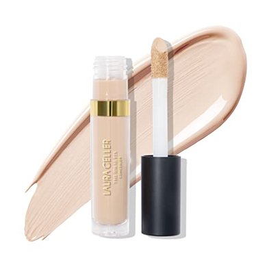 Laura Geller Ideal Fix Concealer: Porcelain, buildable medium-full coverage, long-lasting.