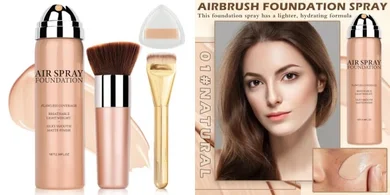 AIUEO Magic Minerals Airbrush Foundation Mist: Flawless Finish for Mature Skin
