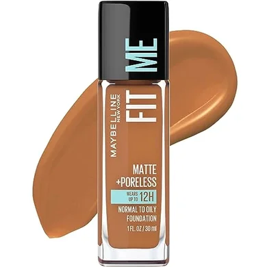 Maybelline Fit Me Matte Poreless Liquid Foundation (Warm Coconut)
