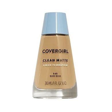 COVERGIRL Clean Matte Liquid Foundation, Warm Beige 545
