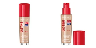 Rimmel Lasting Finish 25HR Soft Beige Foundation: Full Coverage, Waterproof
