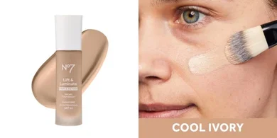 No7 Lift & Luminate Serum Foundation (SPF 15, Cool Ivory)