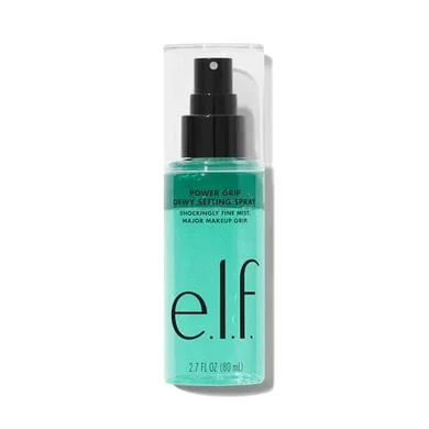 e.l.f. Power Grip Dewy Setting Spray: Hydrating, Vegan Mist
