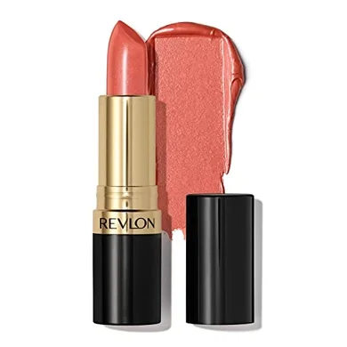 Revlon Super Lustrous Peach Me Lipstick: Creamy, moisturizing, fuller lips.