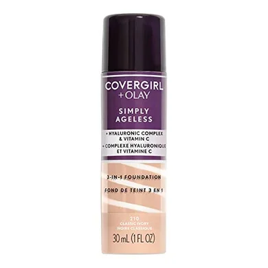 CoverGirl & Olay Simply Ageless Matte Liquid Foundation (Classic Ivory)
