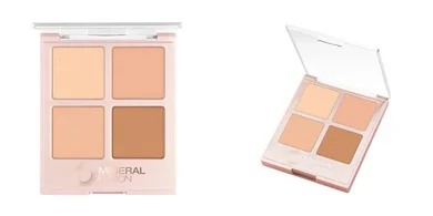 Mineral Fusion Concealer Palette: 4 Light-Neutral Cream Shades
