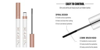 Honey Whisper 4D Waterproof Mascara: Voluminous, Long-Lasting, Smudge-Proof