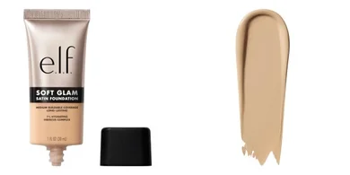 e.l.f. Soft Glam Foundation, Medium Coverage, Long-Lasting & Buildable Foundation For A Smooth, Satin Finish, Vegan & Cruelty-Free, 21 Light Neutral
