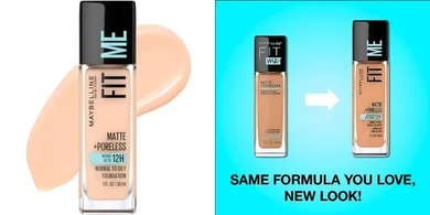 Maybelline Fit Me Matte Poreless Liquid Foundation (Ivory)
