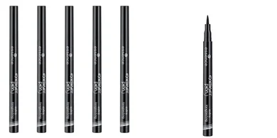Long-lasting Vegan Eyeliner Pens (5-pack): Smudgeproof, Precise, Bold