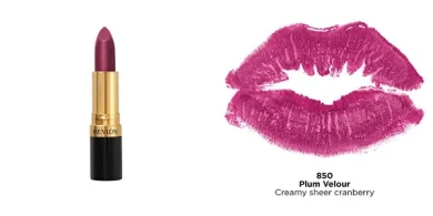 Revlon Plum Velour Lipstick with Shine