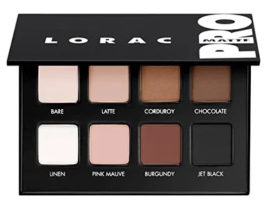 LORAC PRO Matte & Shimmer Eyeshadow Palette: Metallic, High Pigment