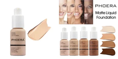 PHOERA Flawless Soft Matte Liquid Foundation (Nude)