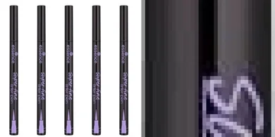 Essence Superfine Liner Pen 5-pack: Ultra-fine, long-lasting black, vegan.