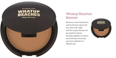 Elizabeth Mott Whatup Beaches Bronzer Contour Kit: Vegan & Cruelty-Free