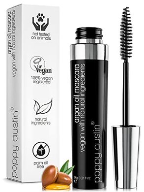 Poppy Austin Organic Lengthening & Volumizing Mascara (Vegan, Cruelty-Free)
