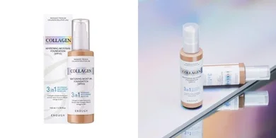 Collagen Whitening Foundation SPF15: Brightening, Moisturizing, Anti-Aging