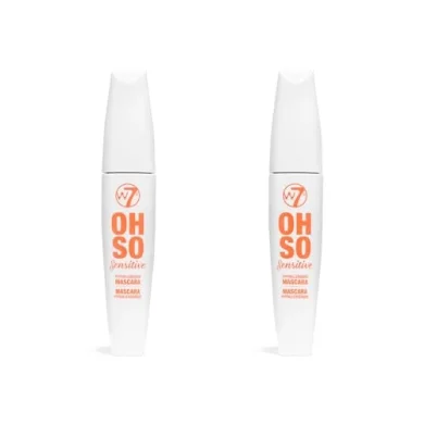 W7 Sensitive Eyes Hypoallergenic Mascara (2-pack)