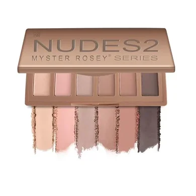 Mini Nude Eyeshadow Palette: 6 Velvety Matte & Satin Shades