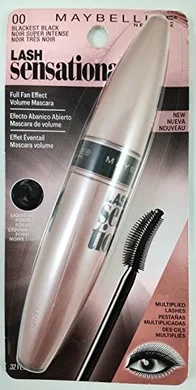 Maybelline Lash Sensational Mascara (Blackest Black, 2-pack)