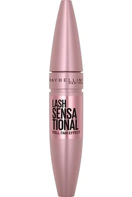 Maybelline Lash Sensational Washable Mascara: Blackest Black, Lengthening & Volumizing.